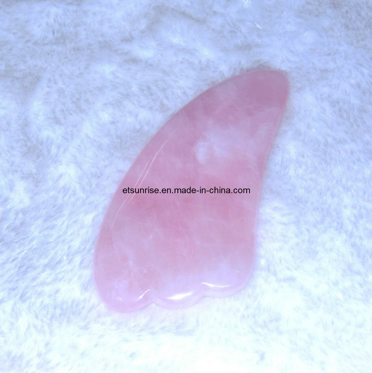 Natural Gemstone Fashion Crystal Rose Quartz Massage Stone<Esb2001>